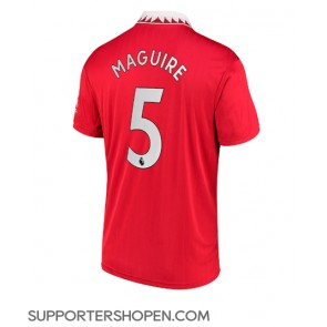 Manchester United Harry Maguire #5 Hemma Matchtröja 2022-23 Kortärmad